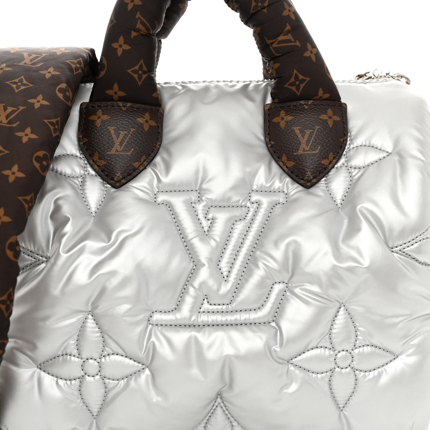 Louis Vuitton Econyl Mini Monogram Pillow Speedy Bandouliere 25 Silver 7 of 10