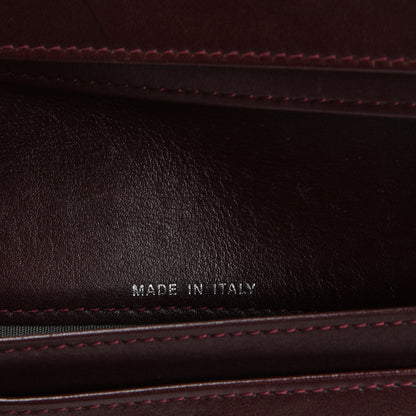 Chanel Caviar Timeless CC Yen Wallet Burgundy 7 of 11