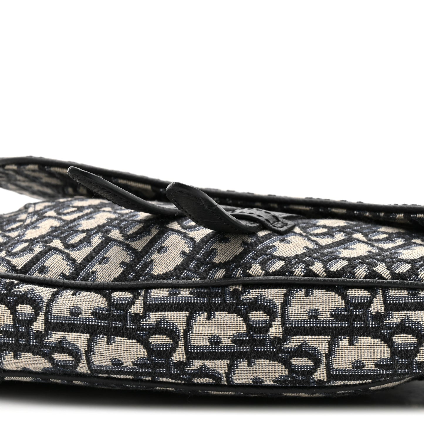 Oblique Mens Saddle Bag Blue