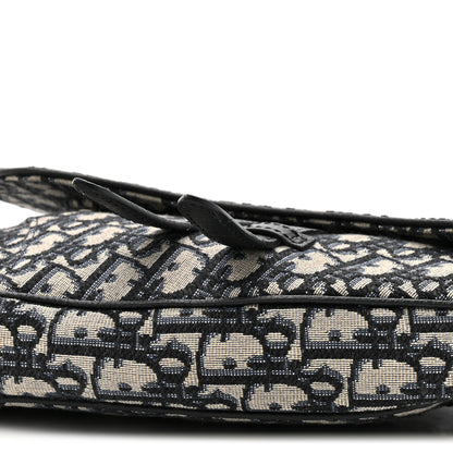 Christian Dior Oblique Mens Saddle Bag Blue 7 of 11