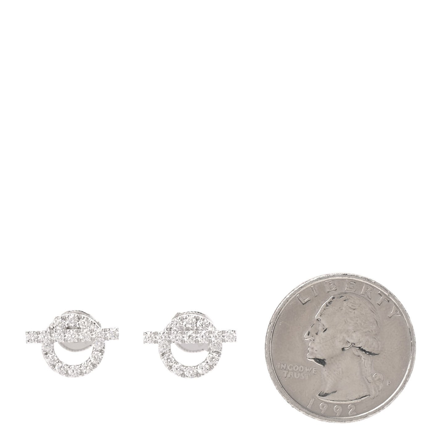 18K White Gold Diamond Finesse Earrings