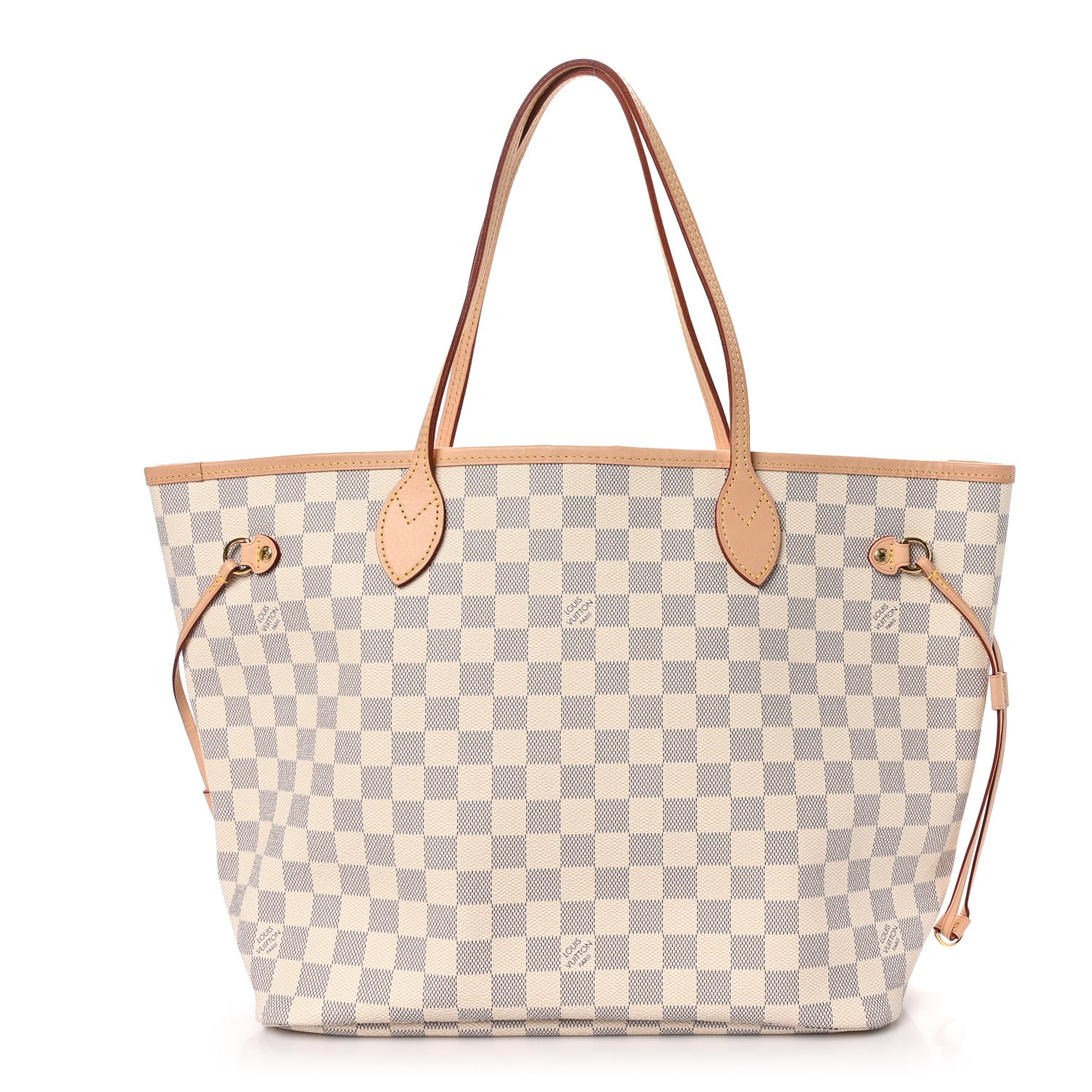 Louis Vuitton Damier Azur Neo Neverfull MM Rose Ballerine 1 of 9
