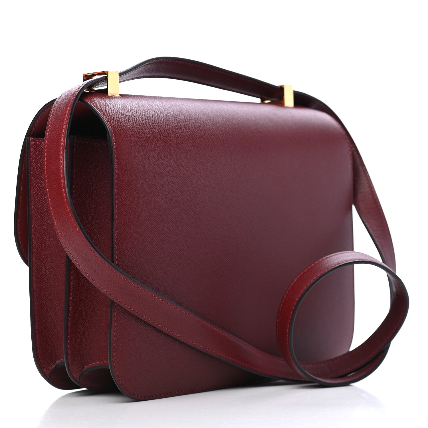 Hermes Grained Monsieur Constance 24 Rouge H 3 of 9