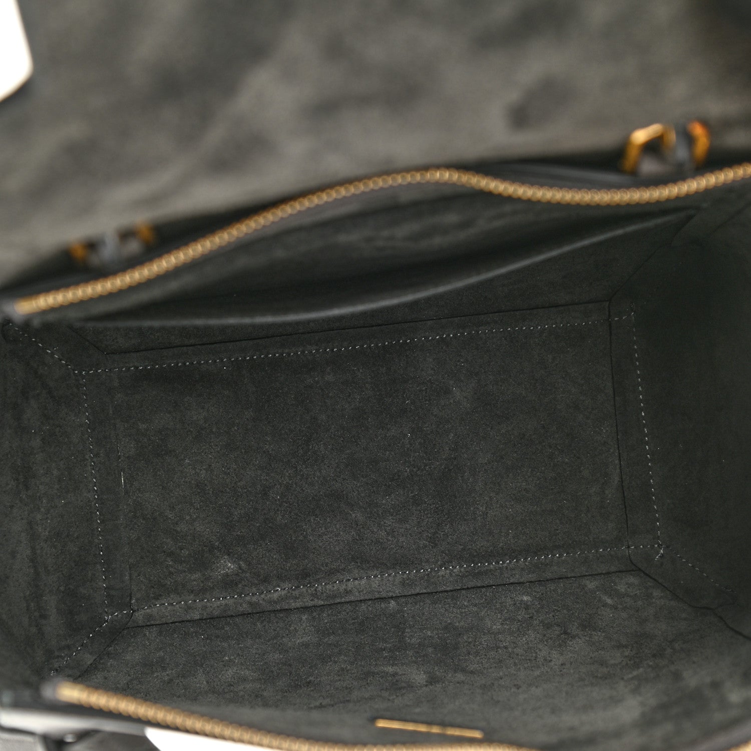 Celine Grained Calfskin Micro Belt Bag Grey 5 of 7