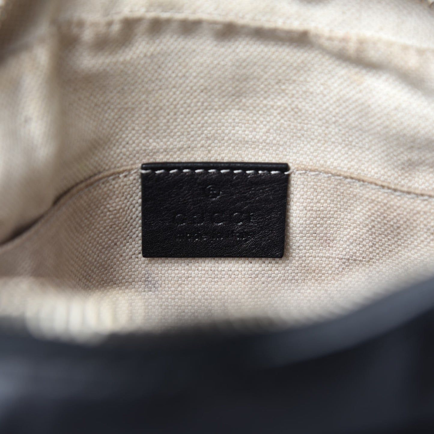 Guccissima Mini Bree Messenger Bag Black