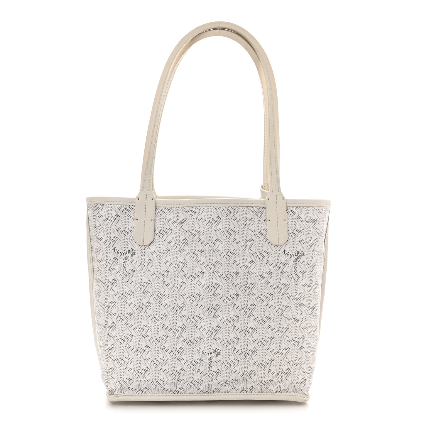 Goyardine Reversible Mini Anjou White