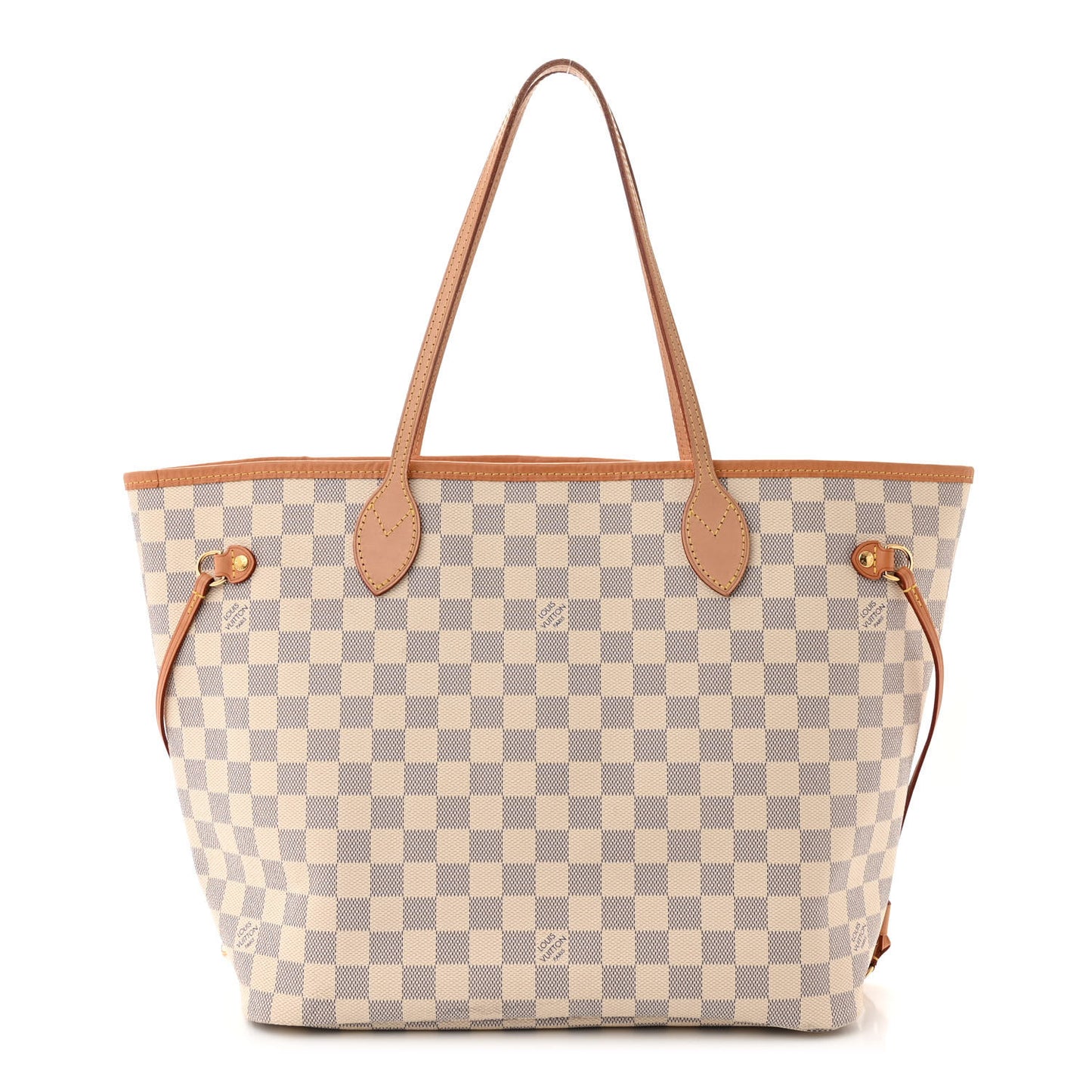 Damier Azur Neo Neverfull MM Rose Ballerine