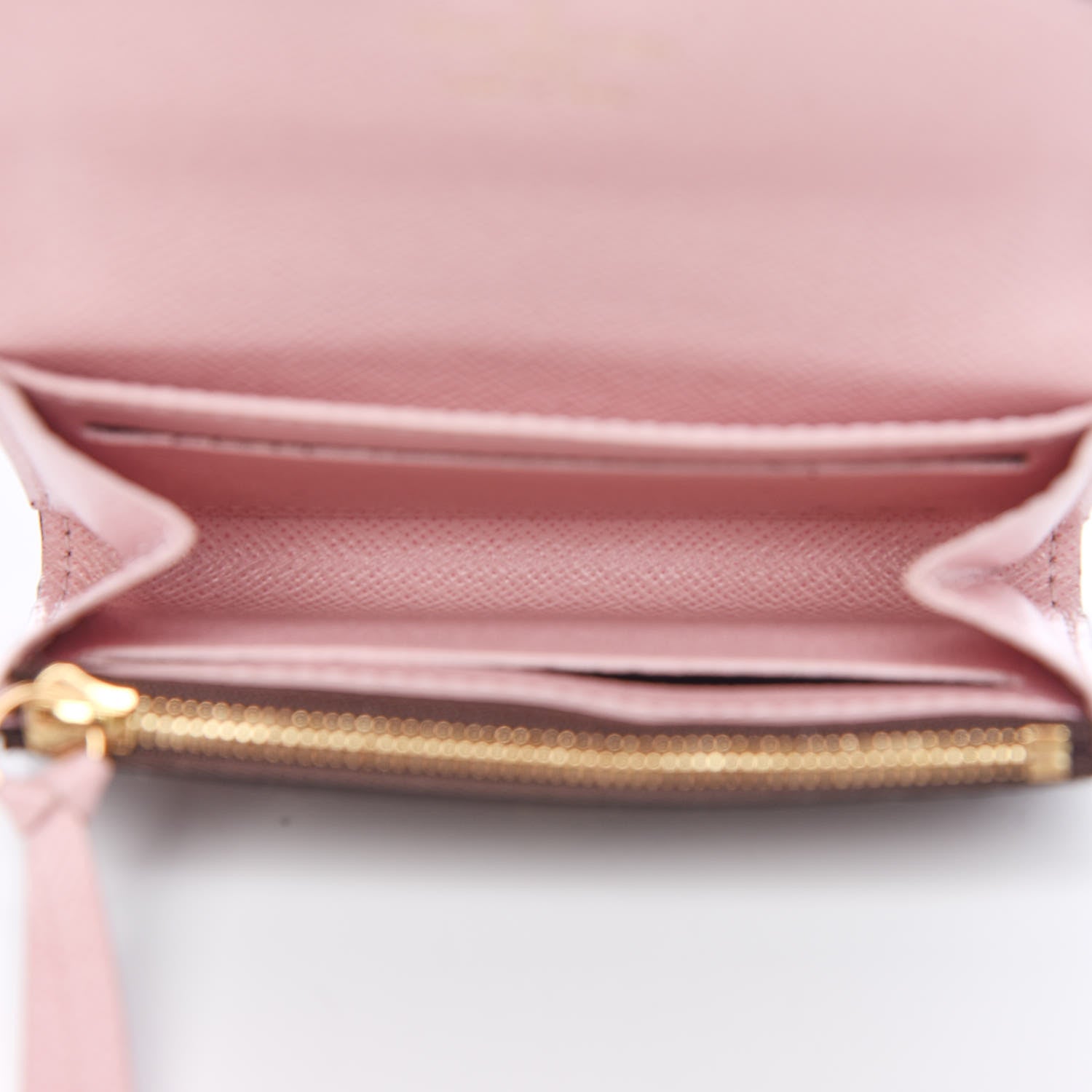 Louis Vuitton Damier Ebene Rosalie Coin Purse Rose Ballerine 5 of 10
