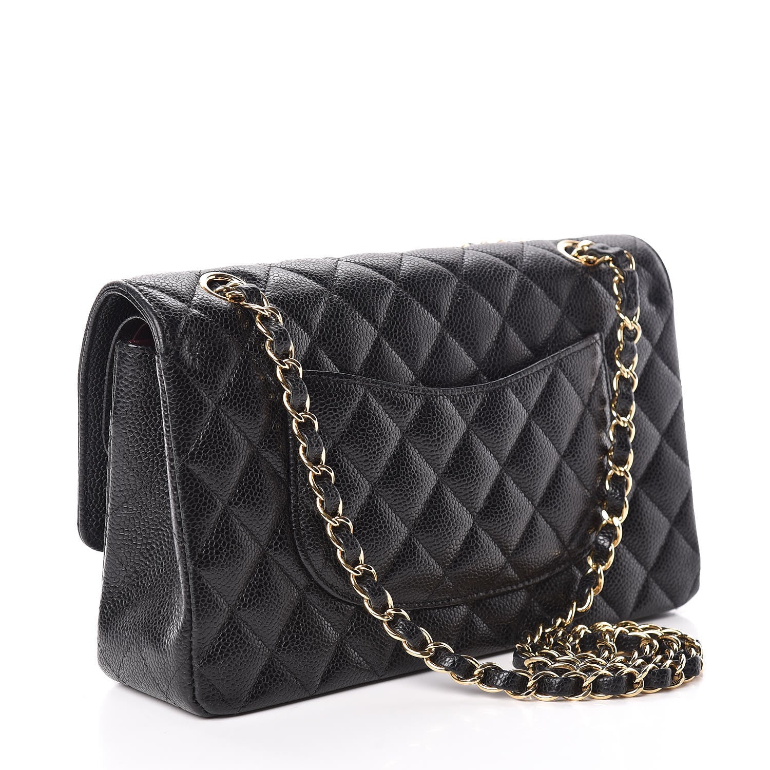 Chanel Caviar Quilted Medium Double Flap Black 3 of 13