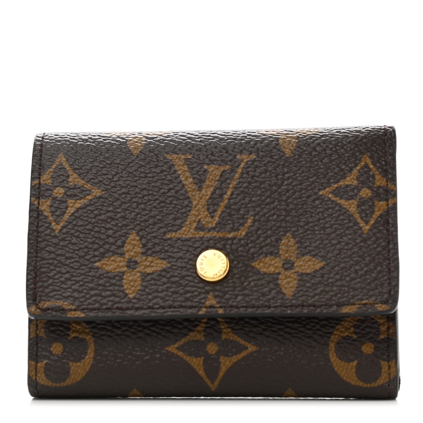 Monogram Micro Wallet Fuchsia