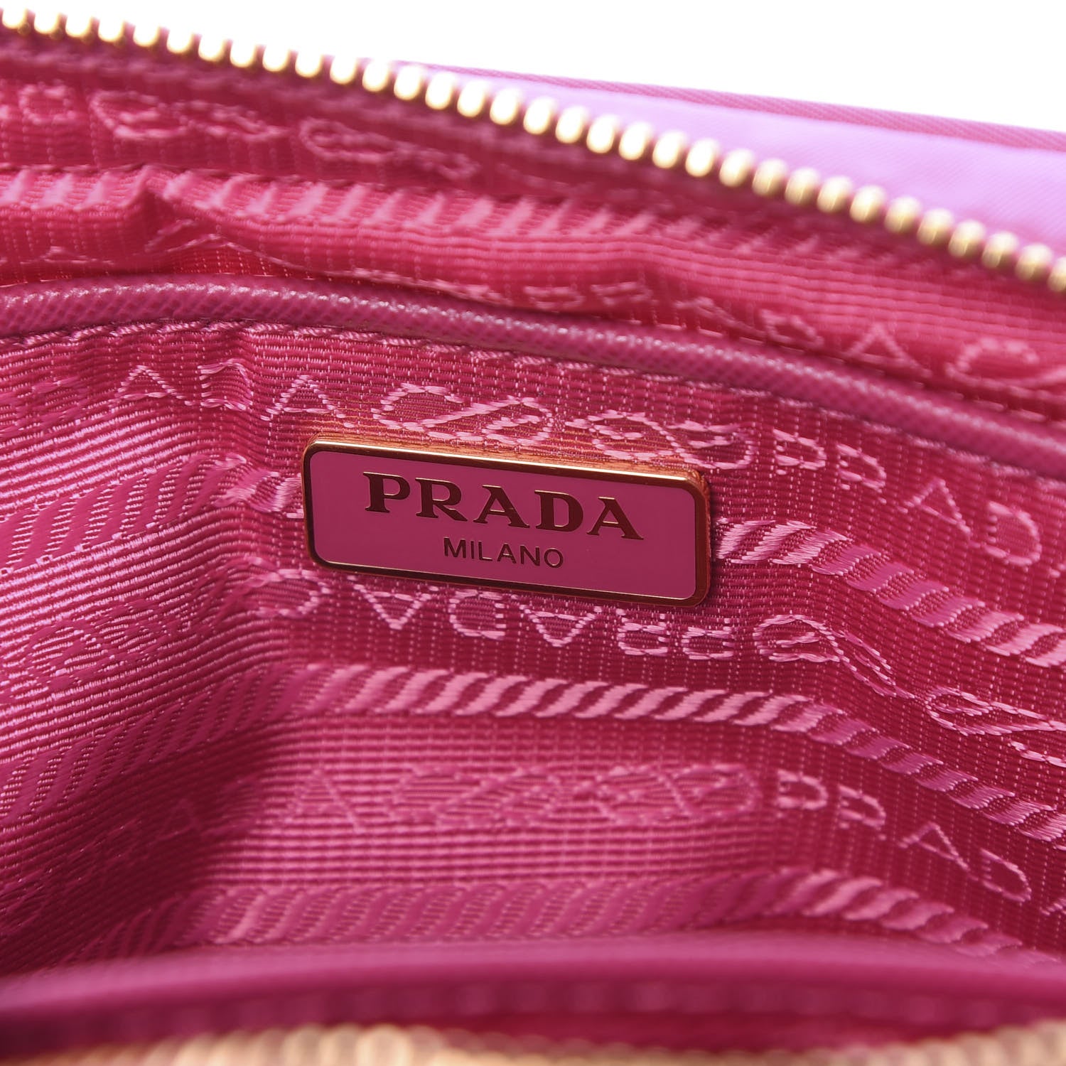 Prada Tessuto Nylon Bow Camera Bag Fuxia 5 of 10