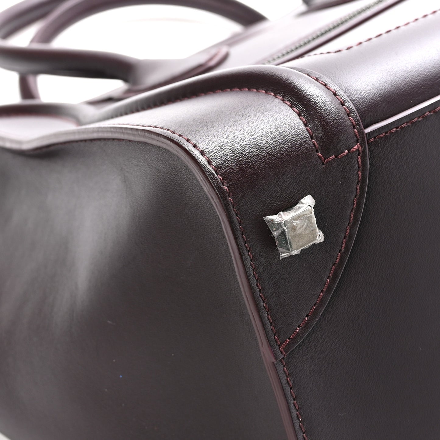 Smooth Calfskin Mini Luggage Burgundy