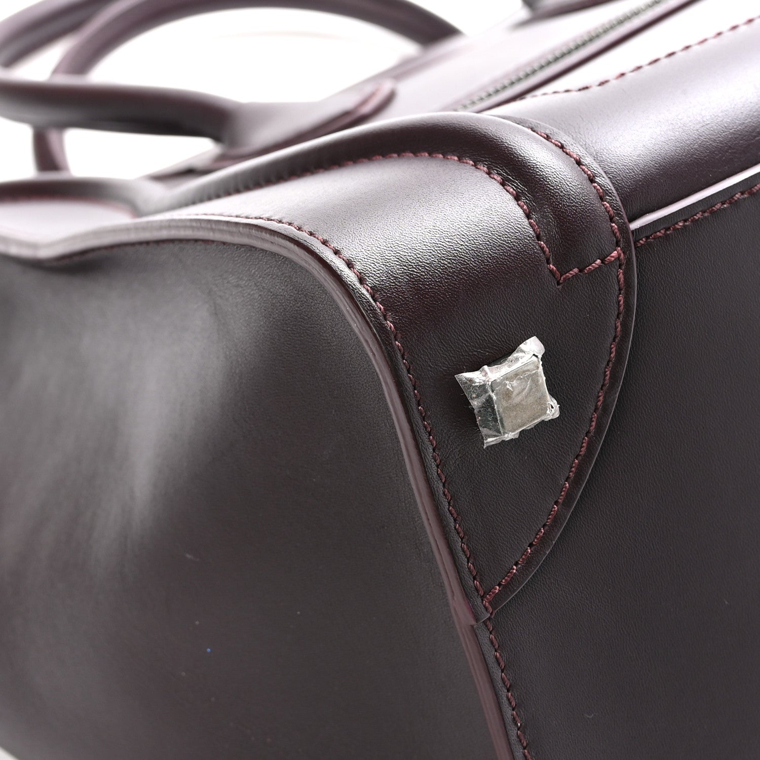 Celine Smooth Calfskin Mini Luggage Burgundy 8 of 11