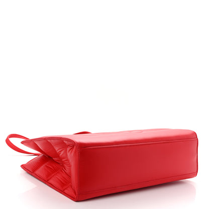 Telfar Nylon Medium Puff Shopping Bag Red 4 of 9
