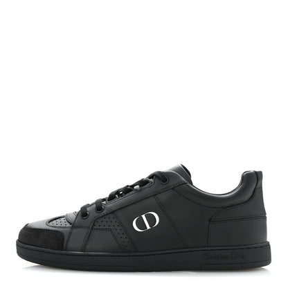 Christian Dior Calfskin Suede Logo Sneakers 37 Black 1 of 9