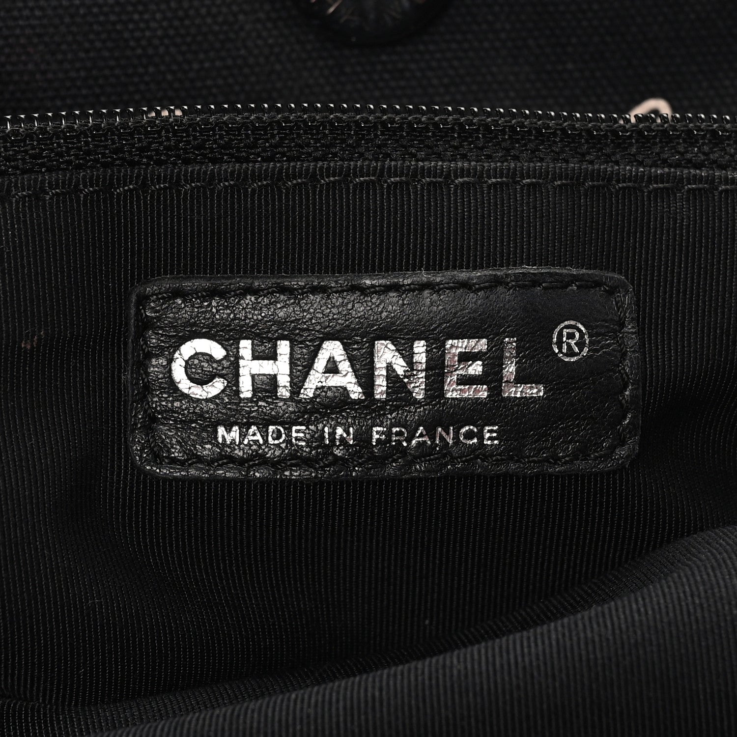 Chanel Canvas Camellia Flower Tote Black Black 6 of 10
