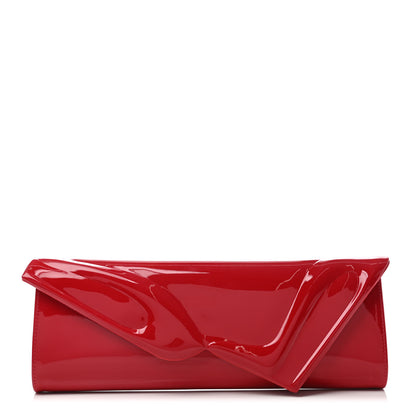 Christian Louboutin Patent So Kate Baguette Clutch Fraise 1 of 7