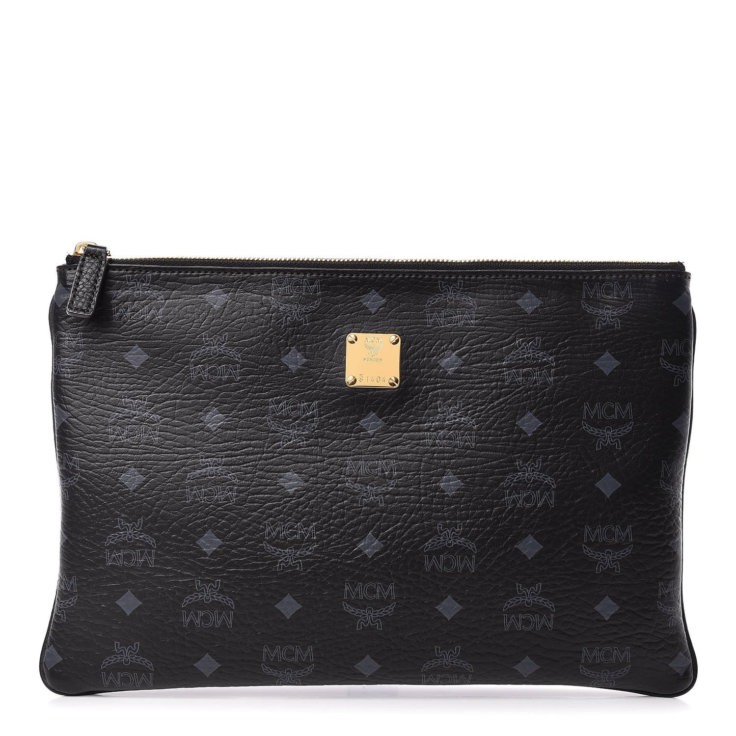 Visetos Medium Crossbody Pouch Black