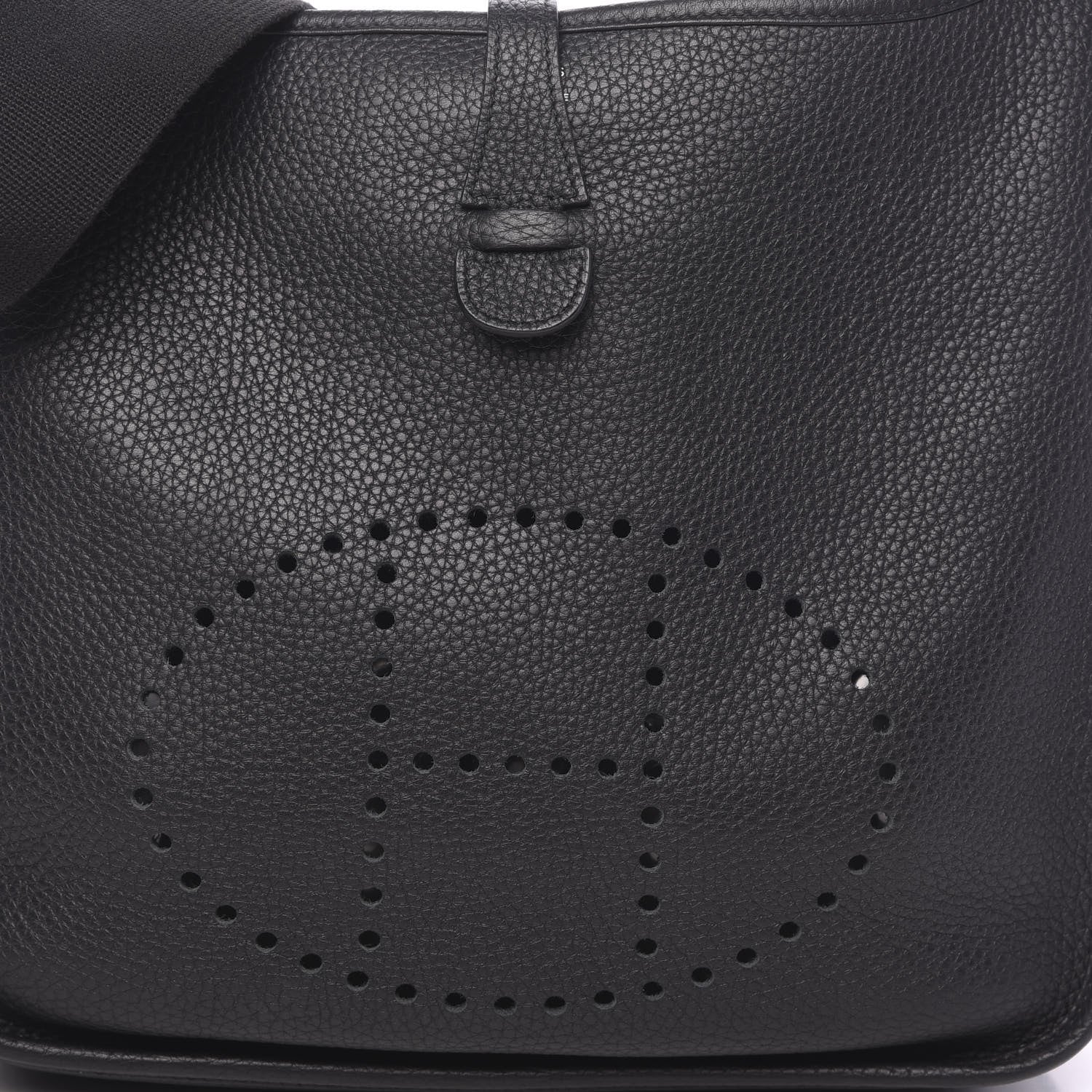Hermes Taurillon Clemence Evelyne III PM Black 8 of 10