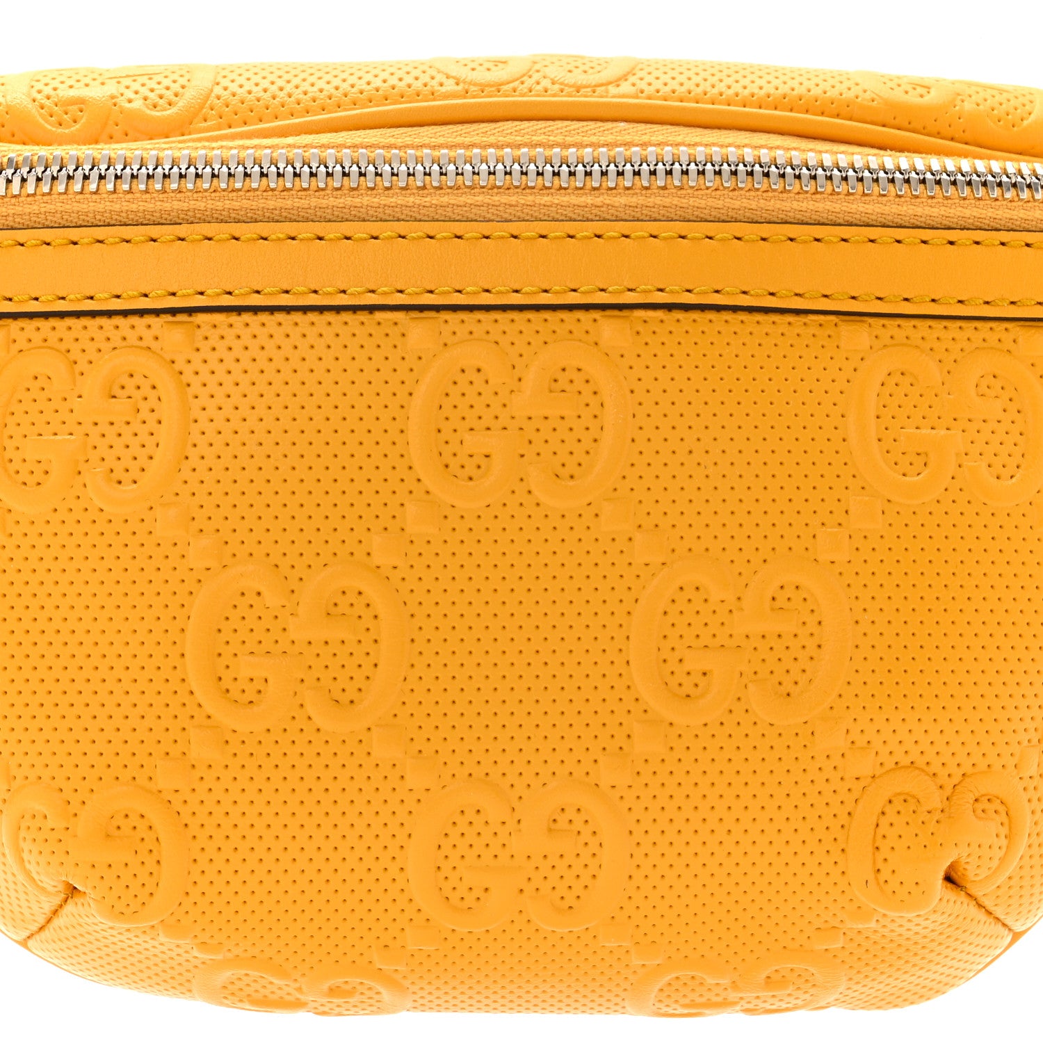 Gucci Calfskin GG Tennis Embossed Belt Bag Crop 7 of 10