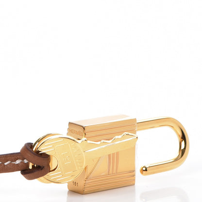 Hermes Taurillon Clemence Retourne Horseshoe Kelly 28 Gold 35 of 40