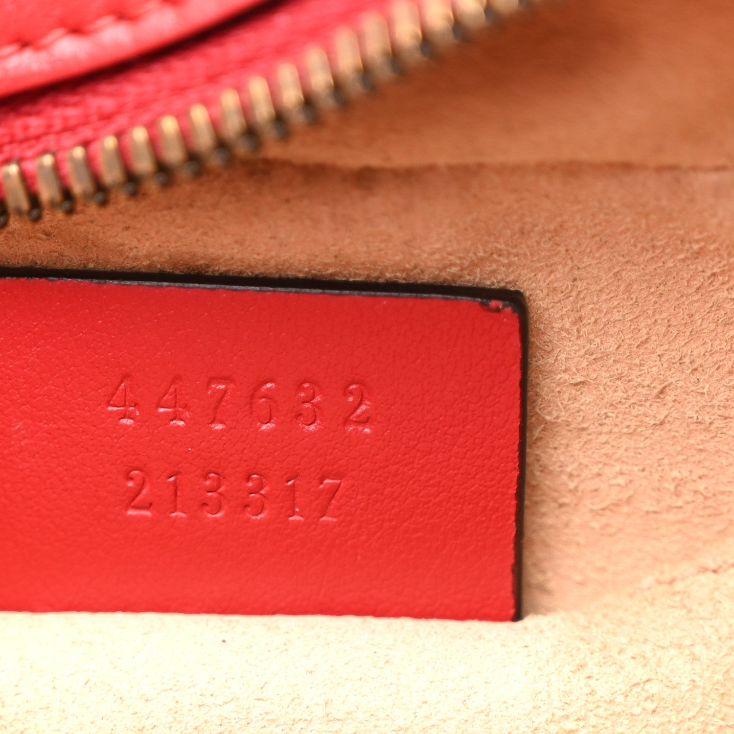 Gucci Calfskin Matelasse Small GG Marmont Chain Shoulder Bag Hibiscus Red 7 of 10