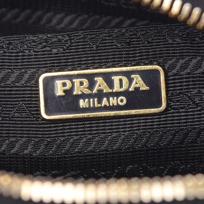 Prada Saffiano Mini Camera Crossbody Bag Black 6 of 14