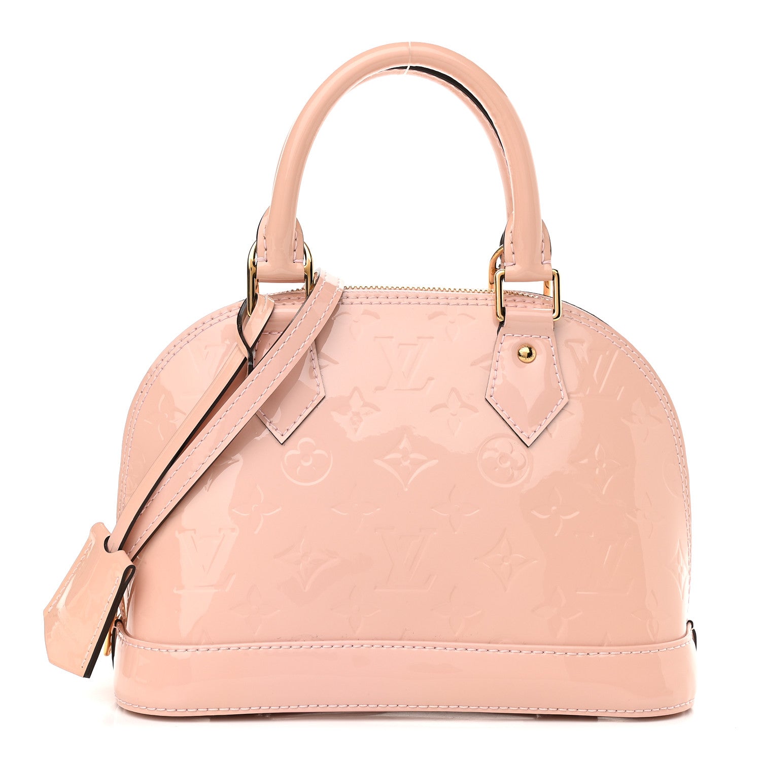 Louis Vuitton Vernis Alma BB Rose Ballerine 1 of 9