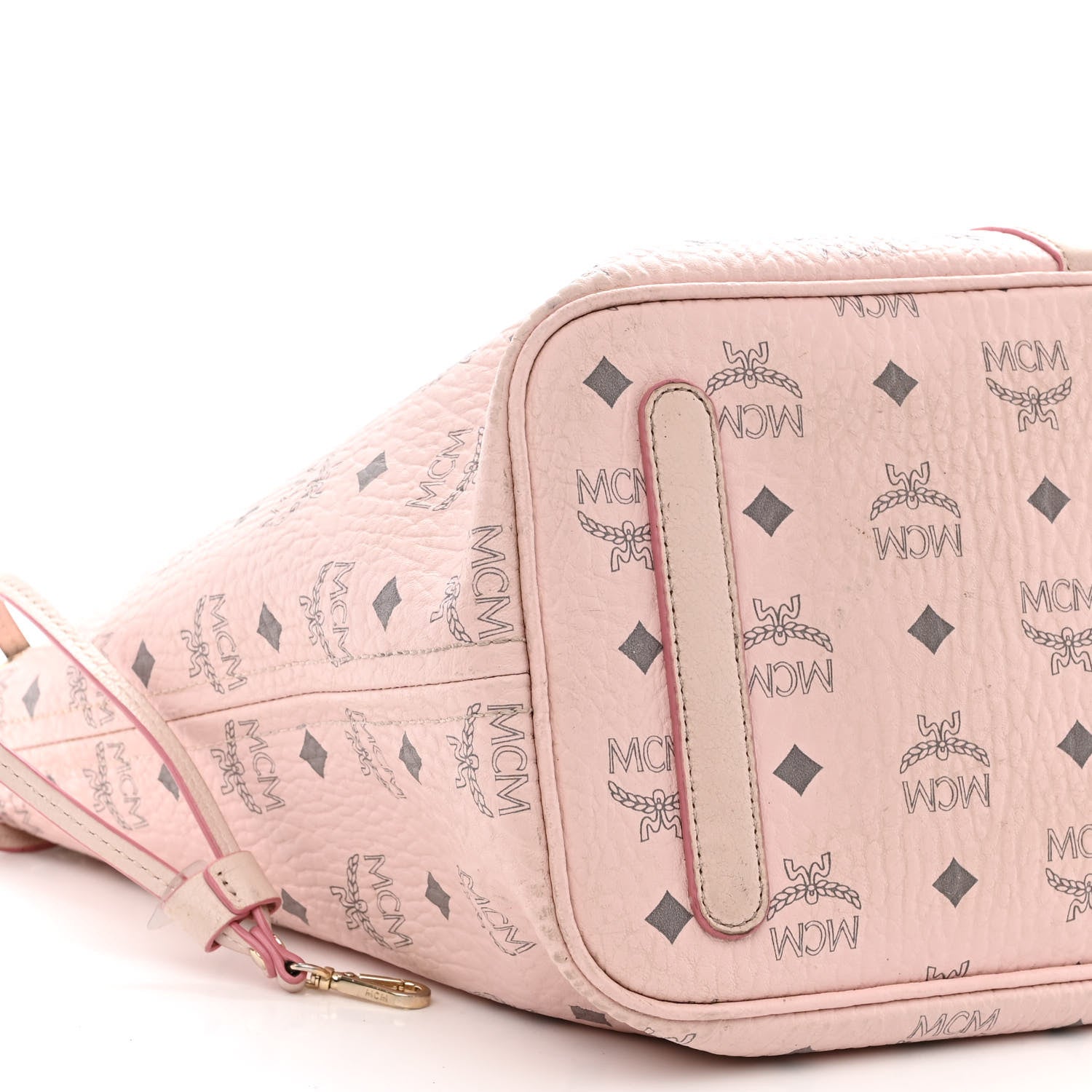 MCM Visetos Medium Liz Reversible Shopper Tote Soft Pink 11 of 22