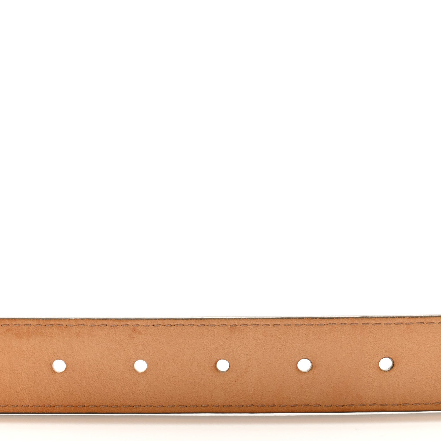 Louis Vuitton Epi LV Initiales Belt 85 34 Ivory 4 of 10