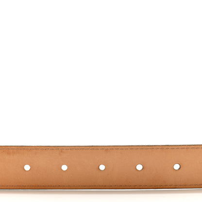 Louis Vuitton Epi LV Initiales Belt 85 34 Ivory 4 of 10