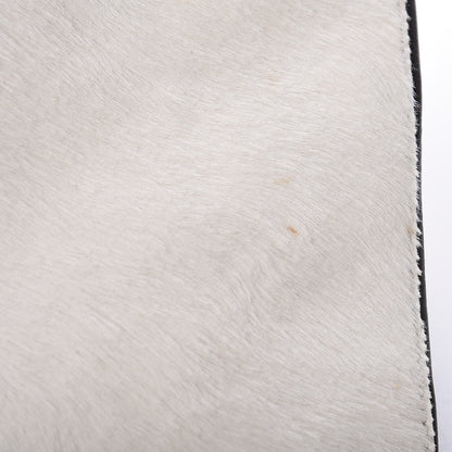 Givenchy Calf Hair Shark Lock Tote White Brown 10 of 10