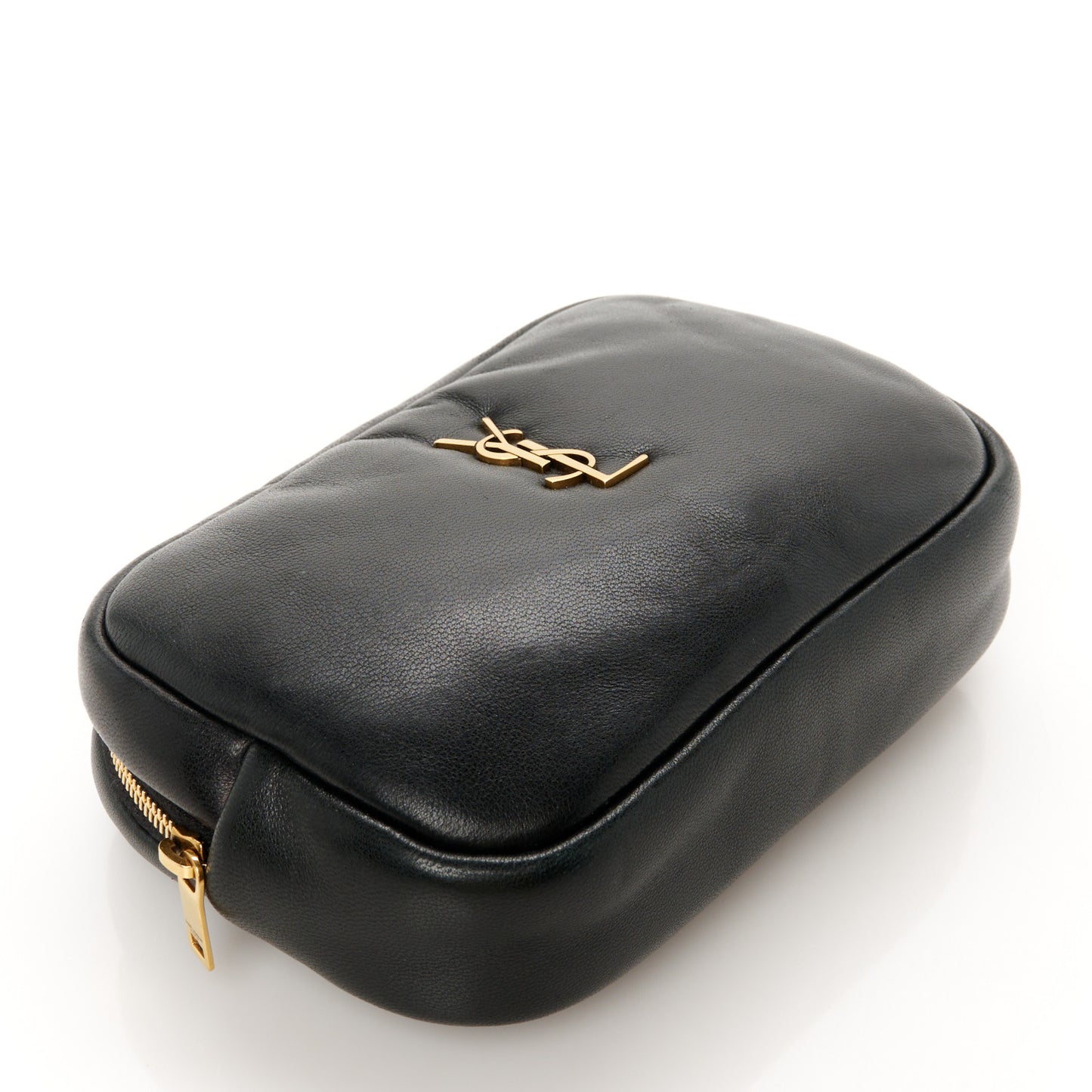 Lambskin Calypso Cosmetic Case Black