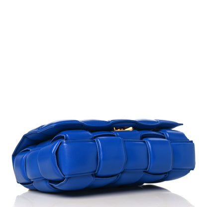 Bottega Veneta Lambskin Maxi Intreccio Padded Chain Cassette Crossbody Bag Cobalt 4 of 9