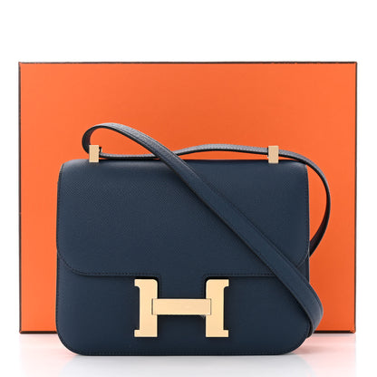 Hermes Epsom Constance 1-24 Bleu de Prusse 12 of 12