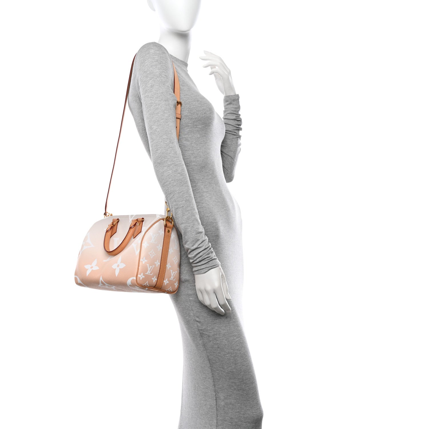 Louis Vuitton Monogram Giant By The Pool Speedy Bandouliere 25 Brume 2 of 11