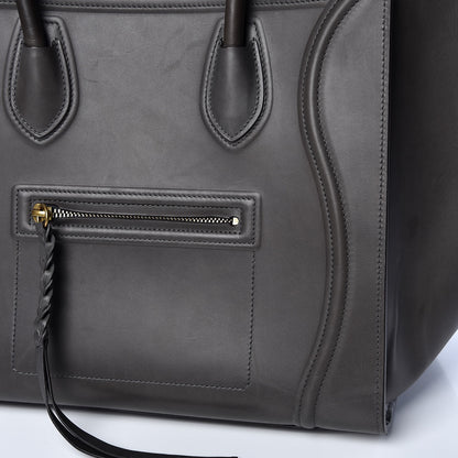 Celine Smooth Calfskin Medium Phantom Luggage Grey 12 of 14