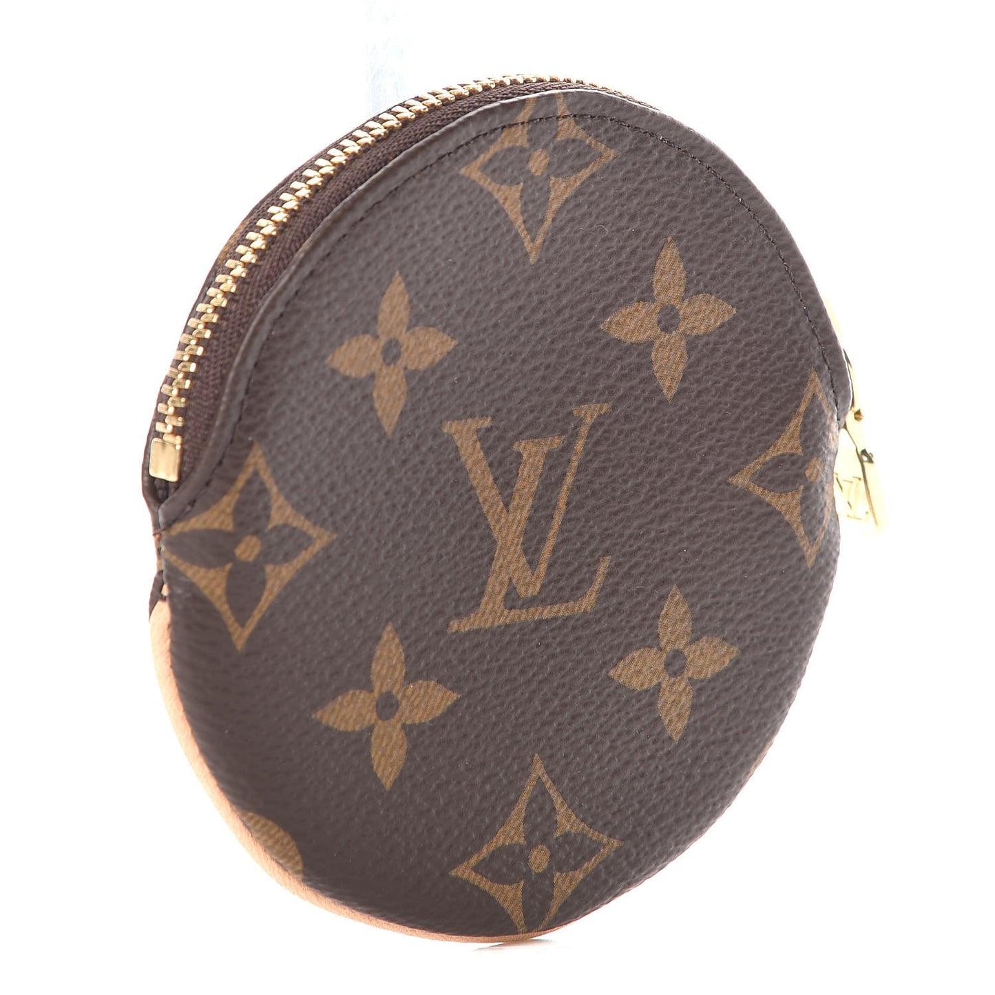 Monogram Round Coin Purse