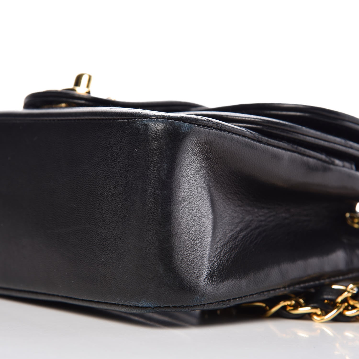 Chanel Lambskin Horizontal Quilted Mini Flap Black 13 of 13
