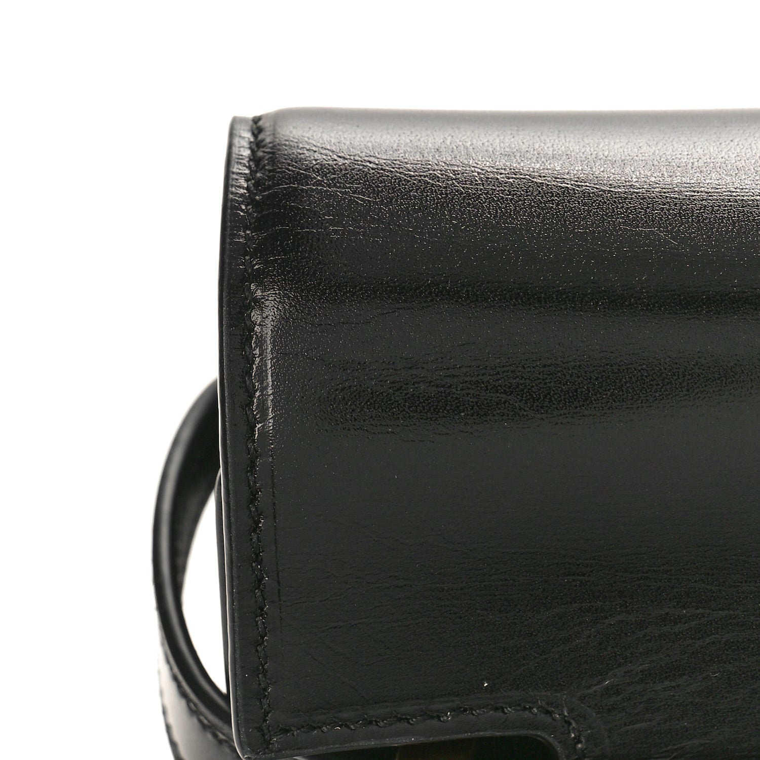 Saint Laurent Smooth Calfskin Manhattan Top Handle Black 10 of 11