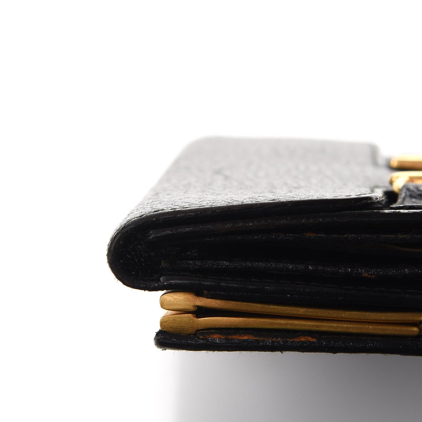 Calfskin Horsebit Wallet Black