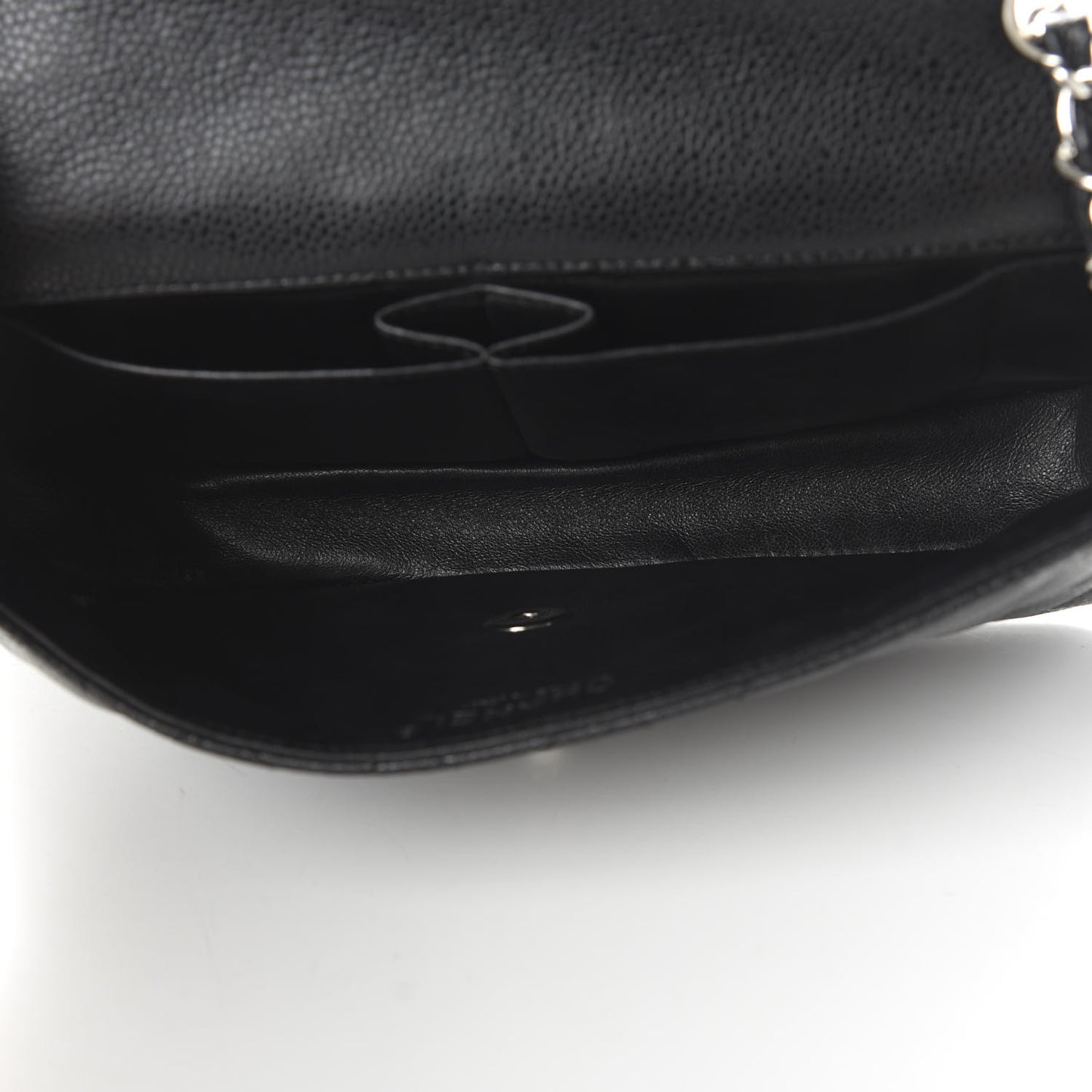 Caviar Quilted East West Flap Black