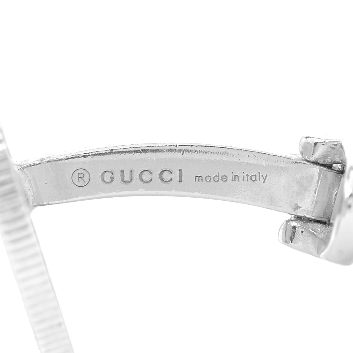 Sterling Silver Interlocking G Cufflinks