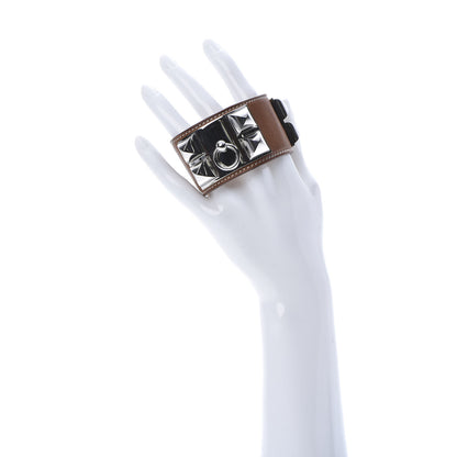 Hermes Barenia Collier de Chien CDC Bracelet S Fauve 2 of 8