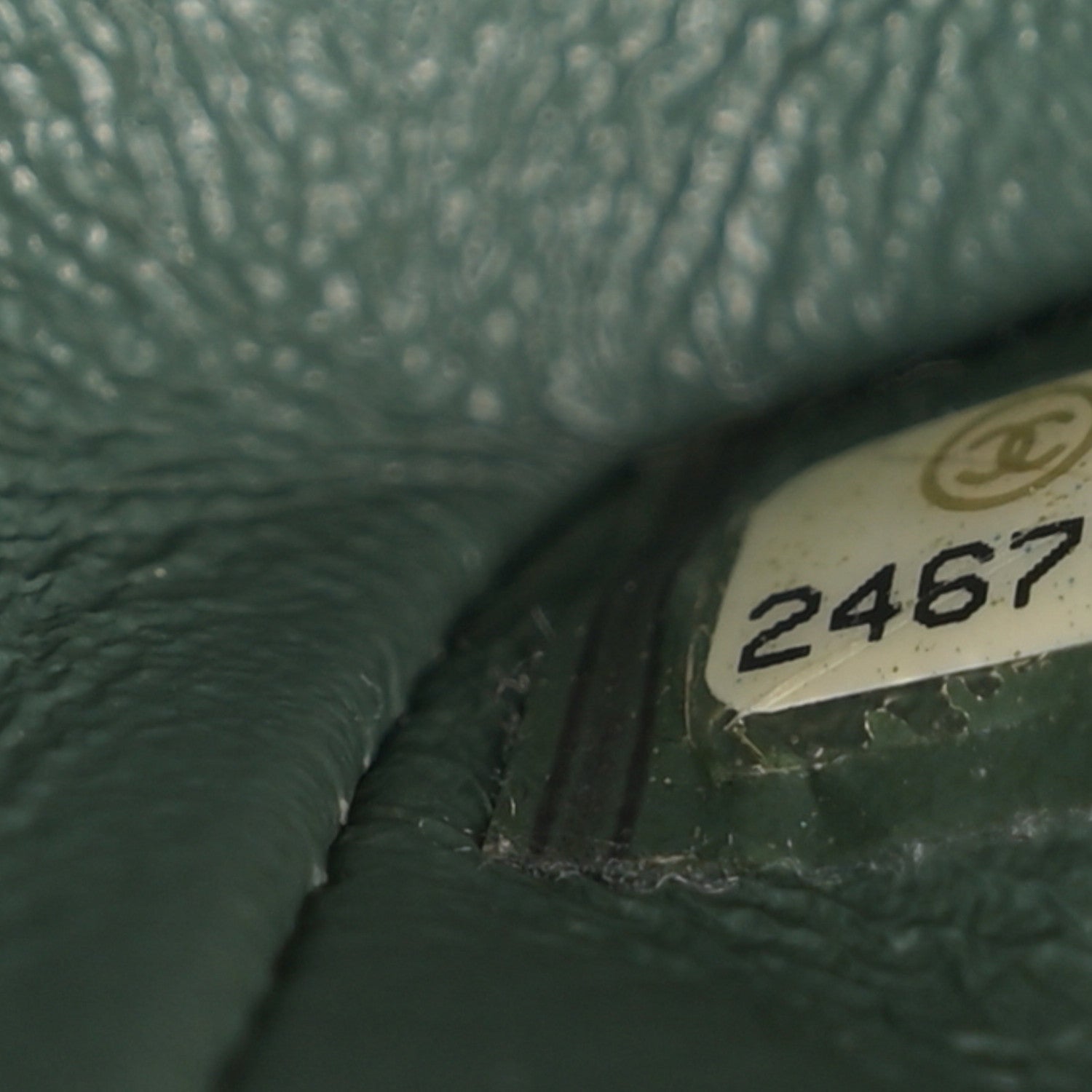 Chanel Caviar Quilted Small Double Flap Green 7 of 10