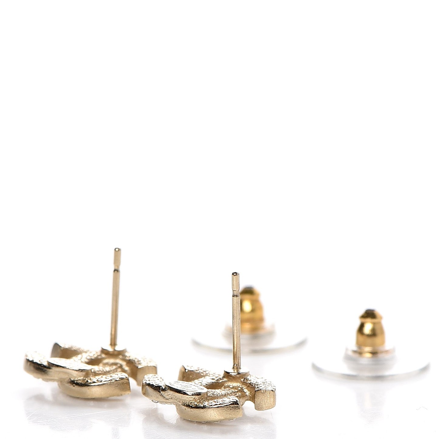Crystal CC Earrings Gold