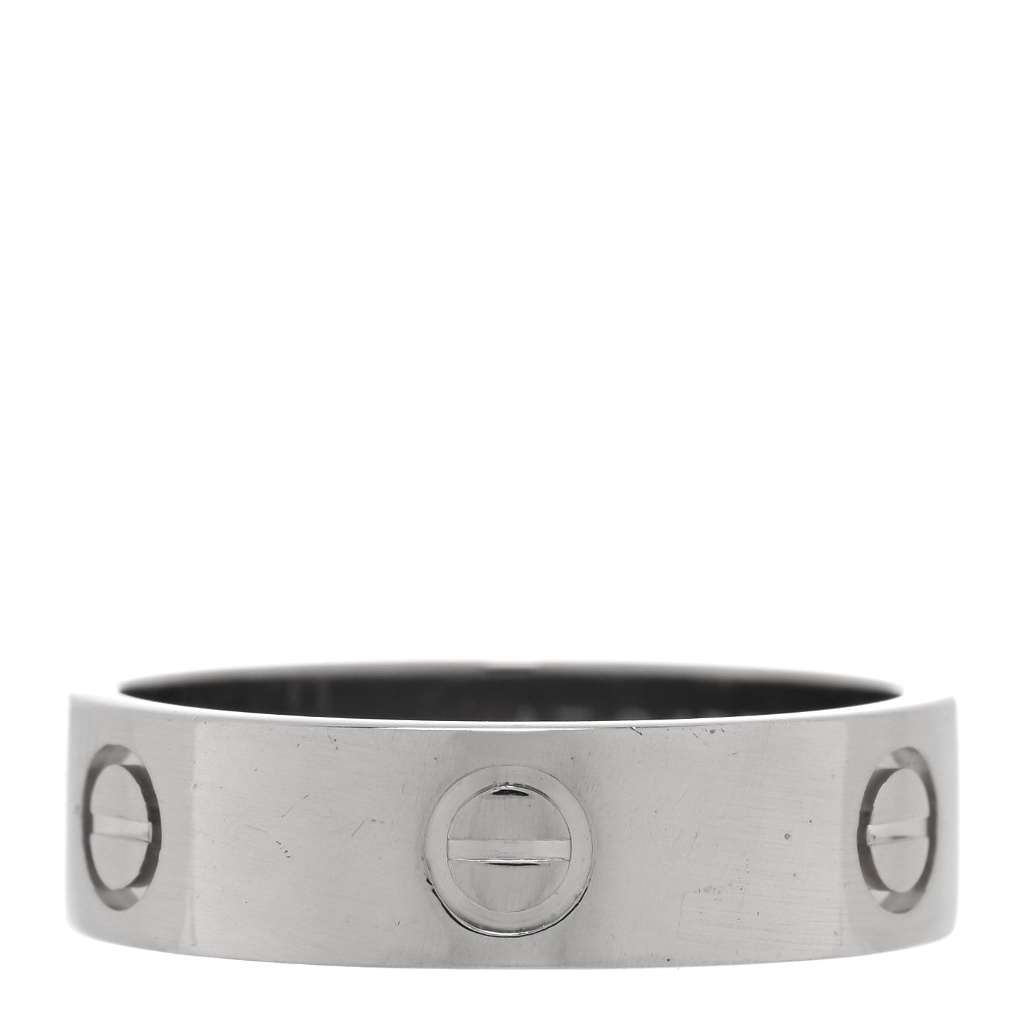 Cartier 18K White Gold 5.5mm LOVE Ring 60 9.25 1 of 4