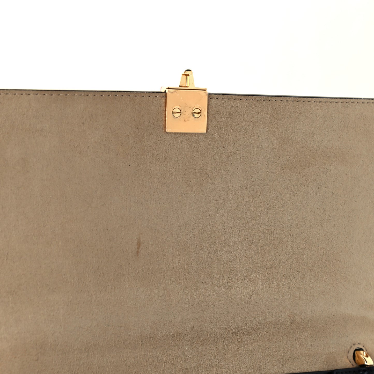 Vitello Liberty Bi-Color FF 1974 Embossed Kan I Shoulder Bag Black Maya