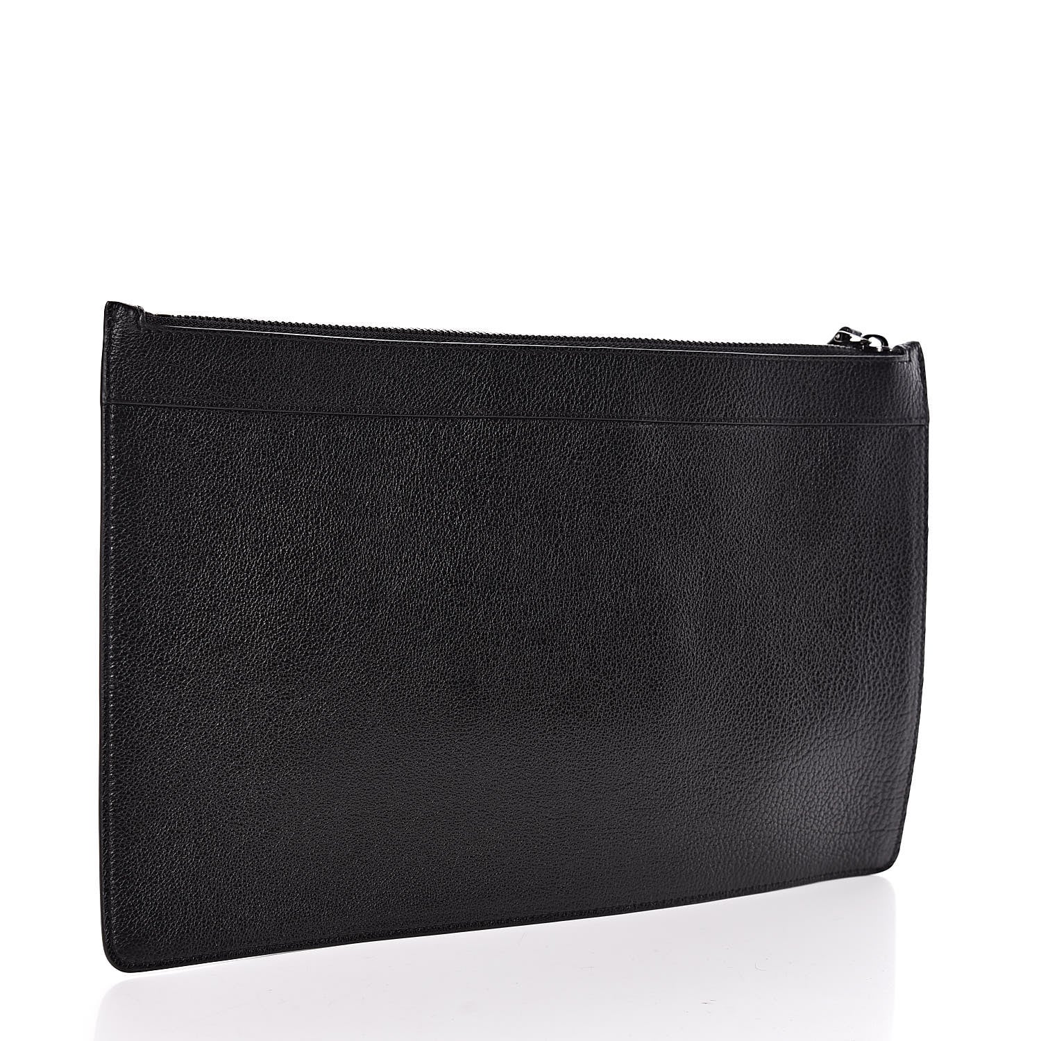 Valentino Garavani Calfskin VRing Clutch Pouch Black 3 of 6