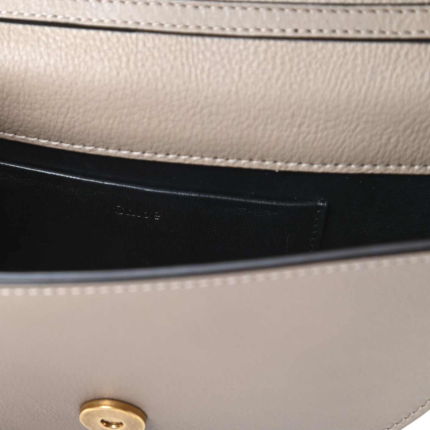 Calfskin Small Nile Bracelet Minaudiere Bag Motty Grey